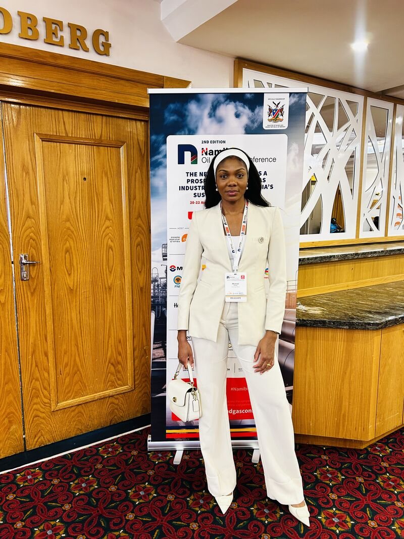 Mutindi Lydia Jacobs at the 2nd Namibia Oil & Gas Conference